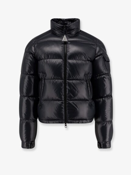 Moncler Levitha Down Jacket With Iconic Patch