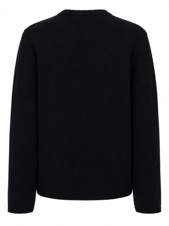 Moncler MAGLIA CON LOGO A CONTRASTO