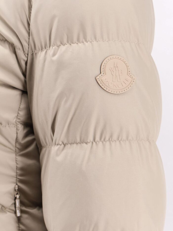 Moncler Mauvezin Nylon Down Jacket With Embroidered Profiles