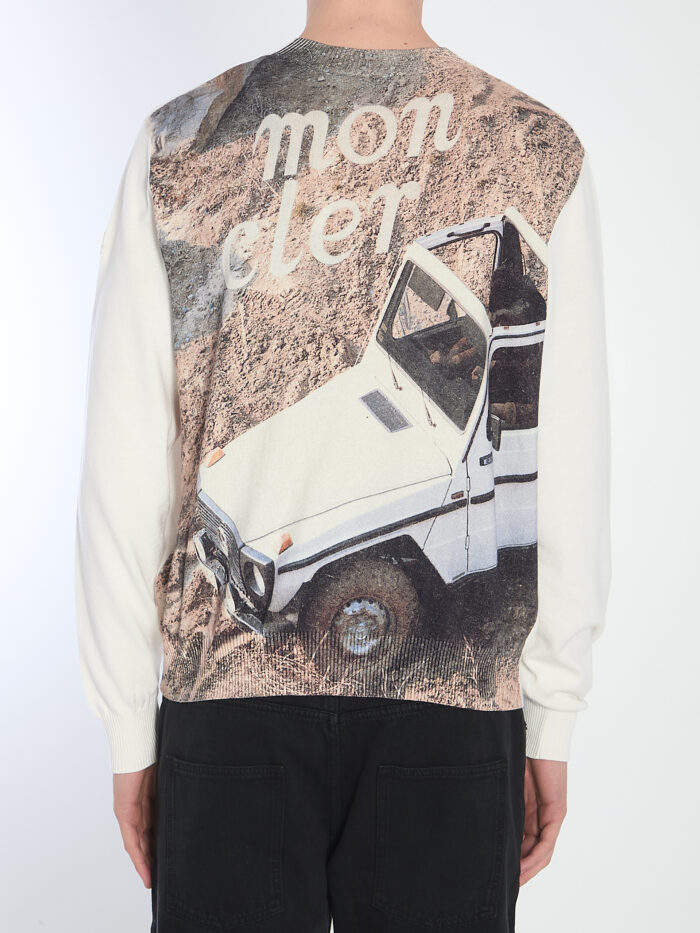 Moncler Mercedes Printed sweater