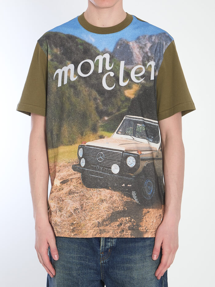 Moncler Mercedes Printed t-shirt