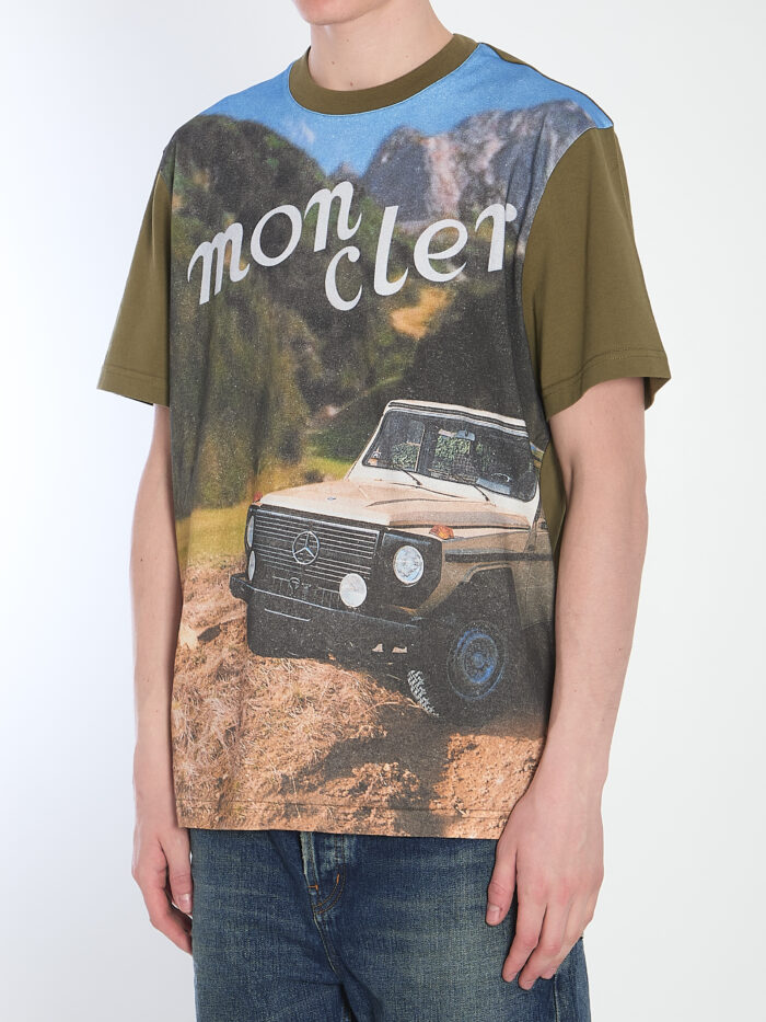Moncler Mercedes Printed t-shirt