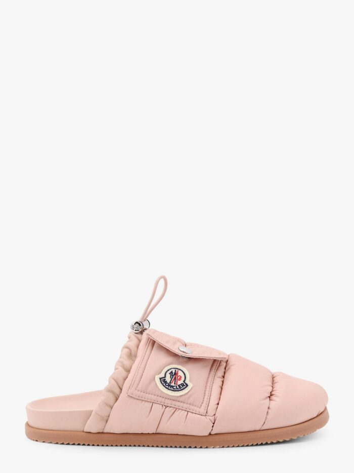 Moncler Mon Pocket Padded Leather And Nylon Mule