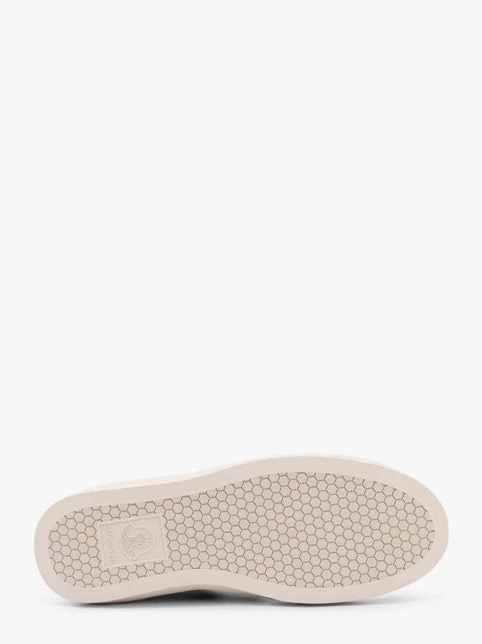 Moncler Monaco2 Leather Sneakers With Logo Print