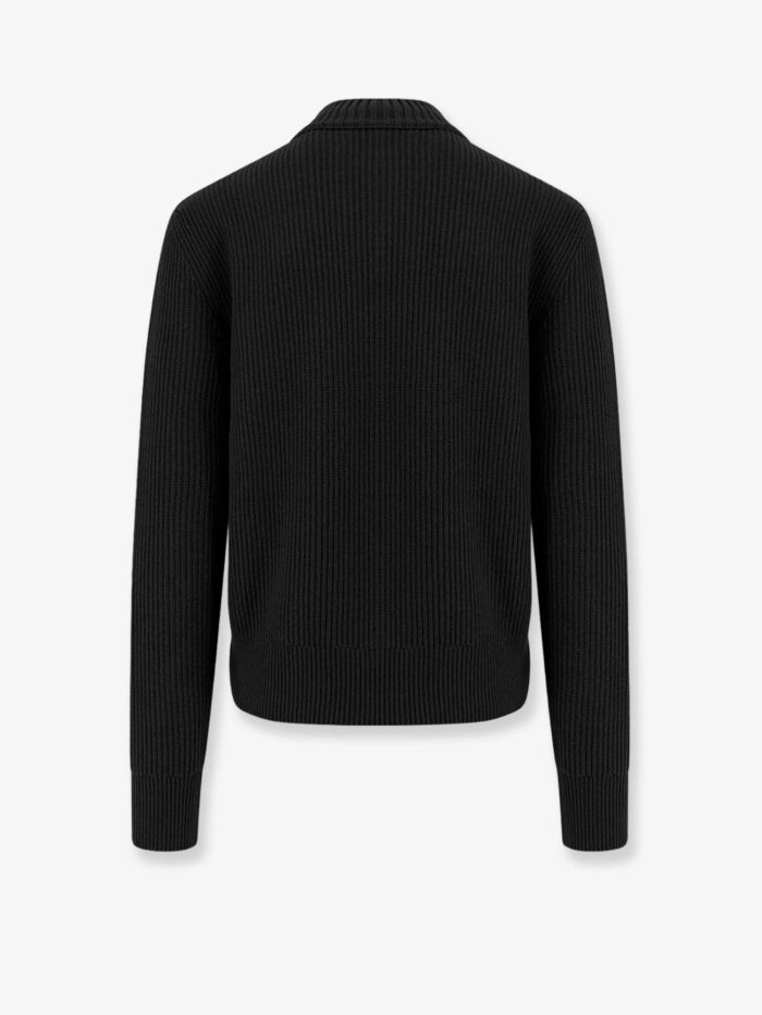 Moncler Nylon Down Jacket With Wool And Cashmere Inserts