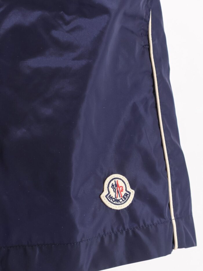 Moncler Nylon Swim Shorts With Side Logo Patch