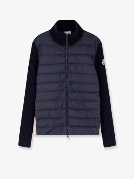 Moncler Padded Jacket/Cardigan With Wool Inserts