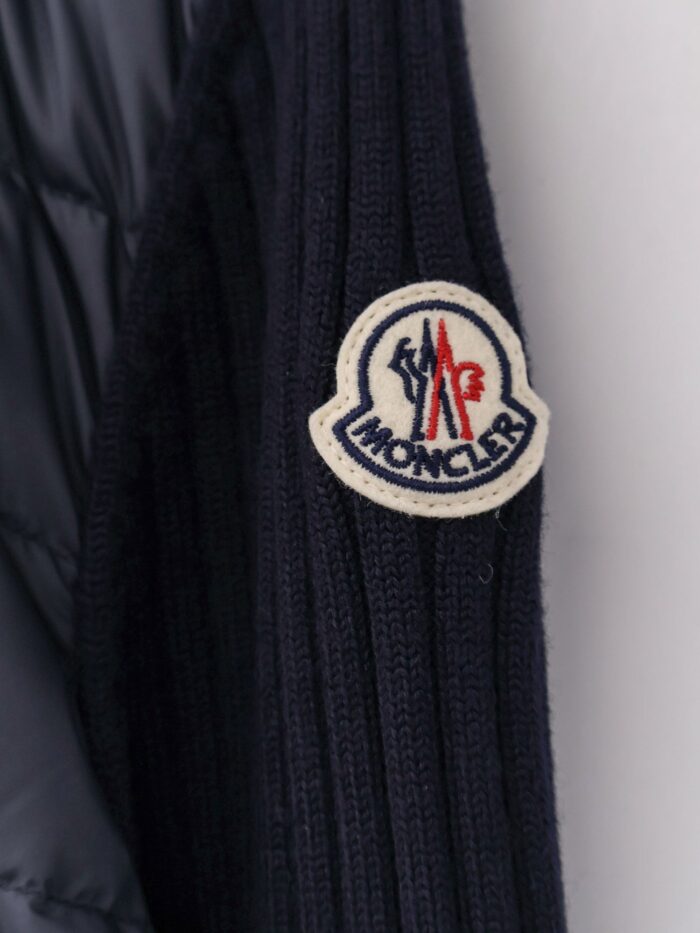 Moncler Padded Jacket/Cardigan With Wool Inserts