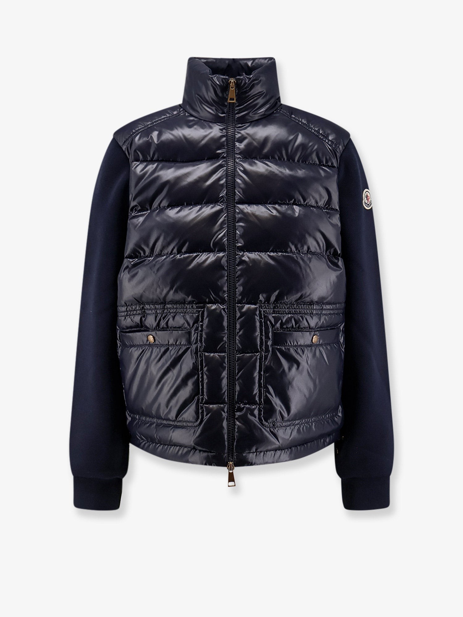 Moncler Padded Jacket With Fabric Details