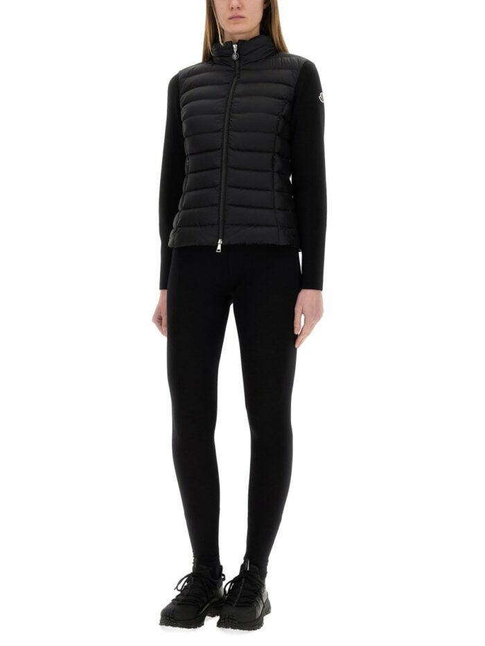 Moncler PADDED JACKET WITH KNITTED SLEEVES