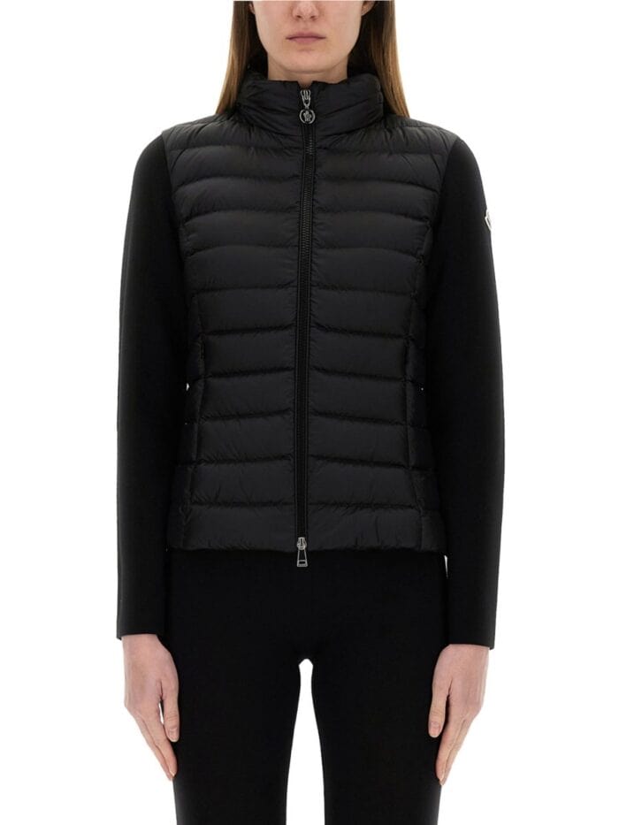 Moncler PADDED JACKET WITH KNITTED SLEEVES