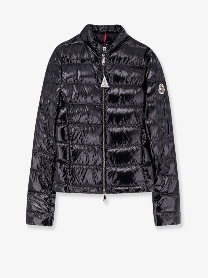 moncler papillon down jacket with logo patch Moncler Papillon Down Jacket With Logo Patch