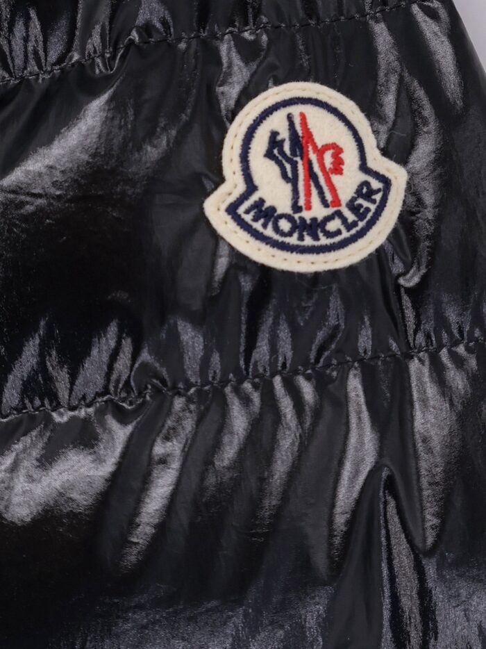 Moncler Papillon Down Jacket With Logo Patch