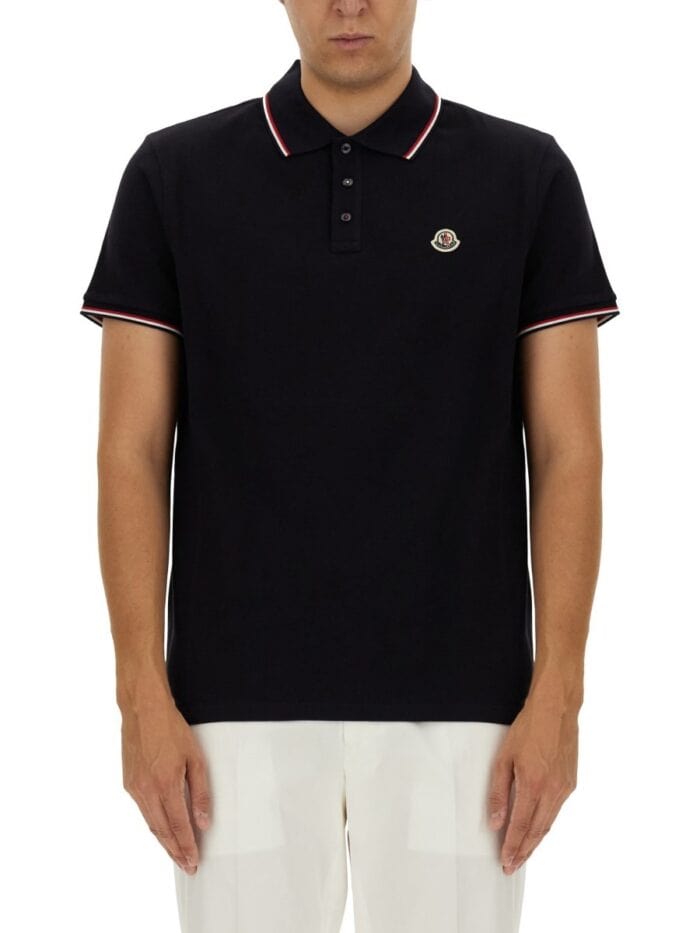 moncler polo with logo Moncler POLO WITH LOGO