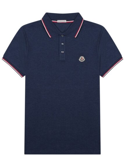 Moncler POLO WITH LOGO PATCH