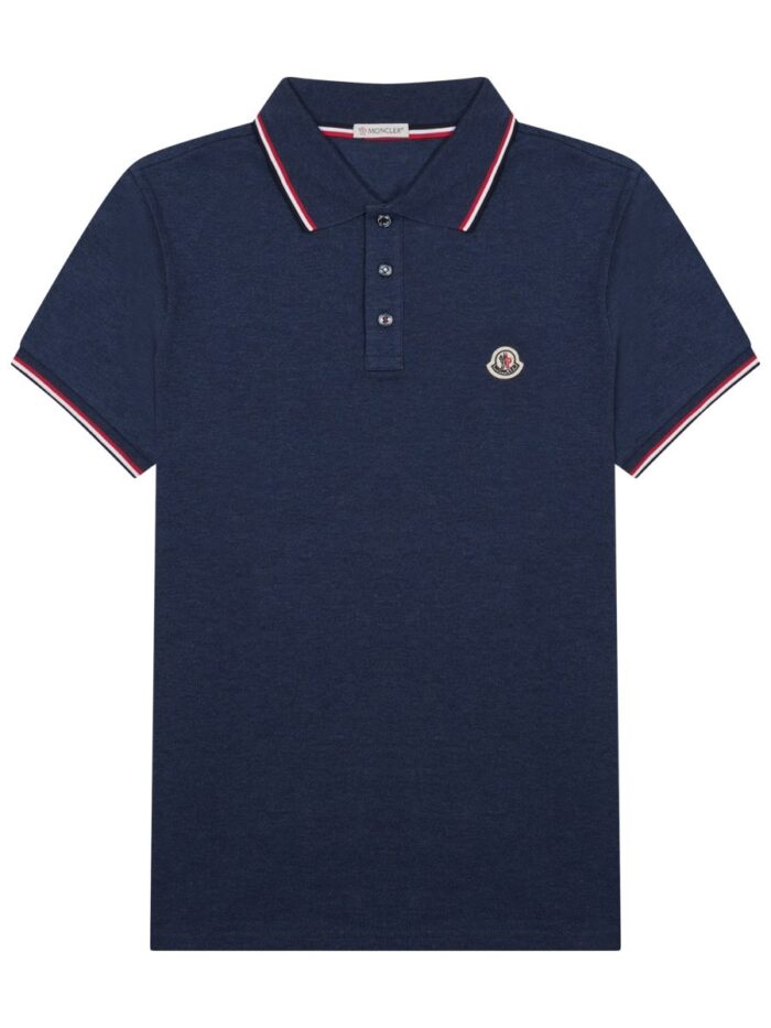 Moncler POLO WITH LOGO PATCH
