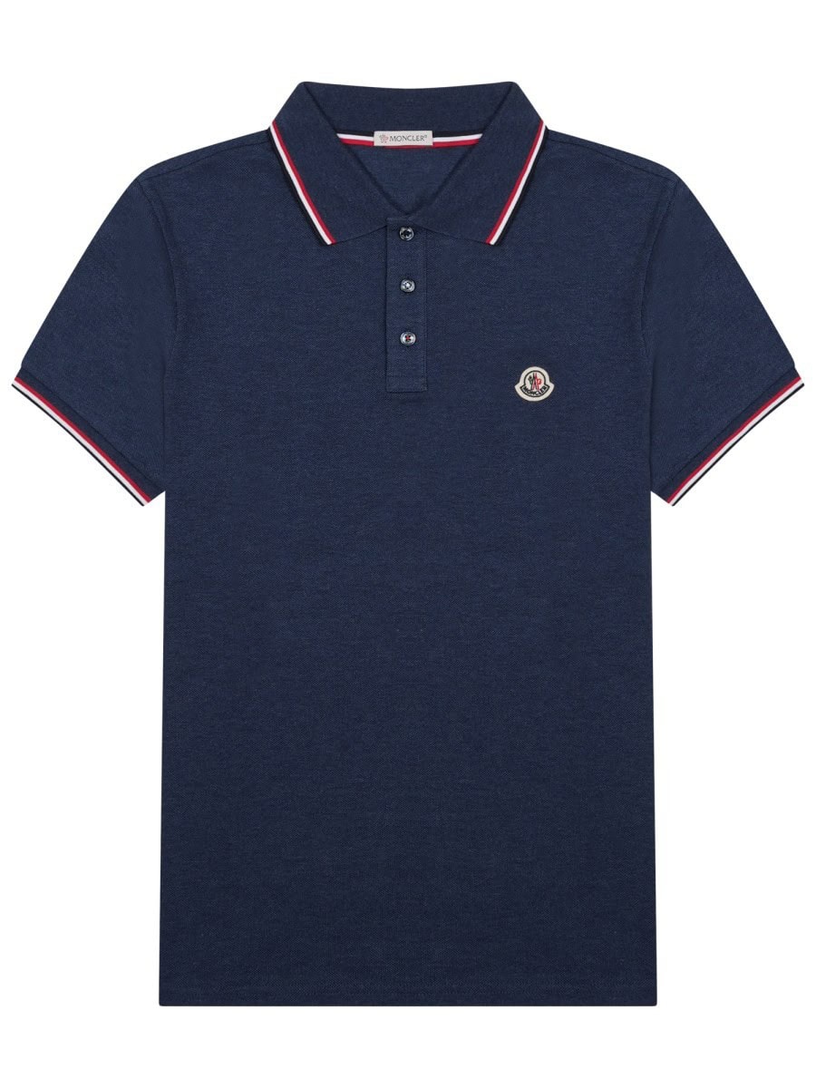 Moncler POLO WITH LOGO PATCH