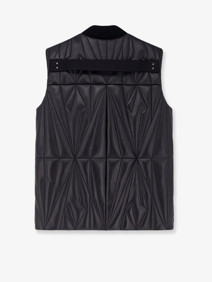 MONCLER + RICK OWENS Geocamo Flight Leather Vest