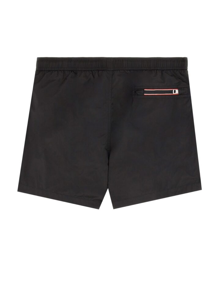 Moncler SWIM SHORTS WITH LOGO PATCH