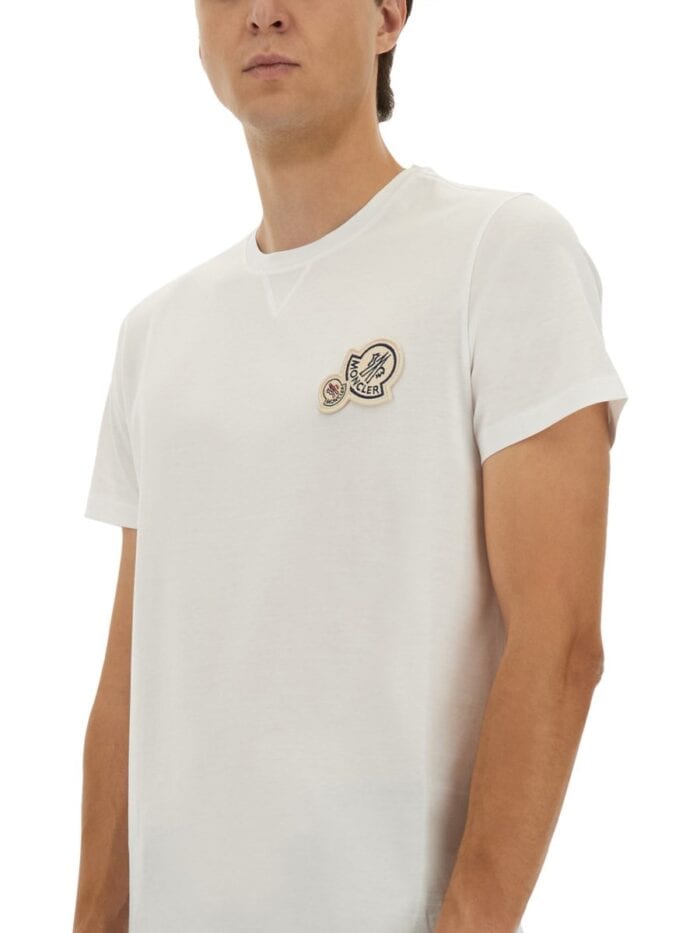moncler t shirt with logo Moncler T-SHIRT WITH LOGO