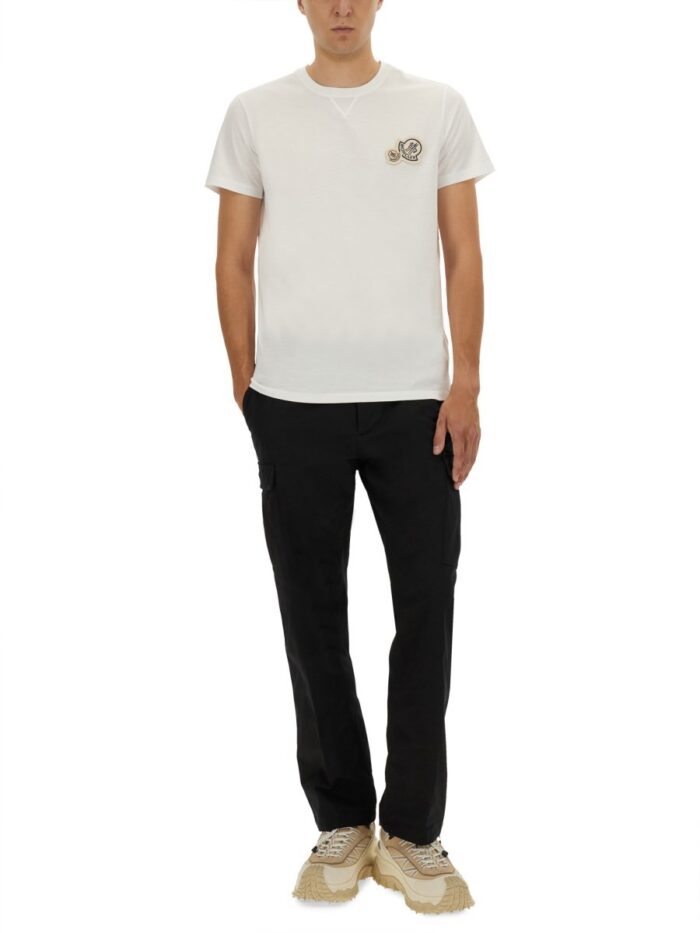 moncler t shirt with logo Moncler T-SHIRT WITH LOGO