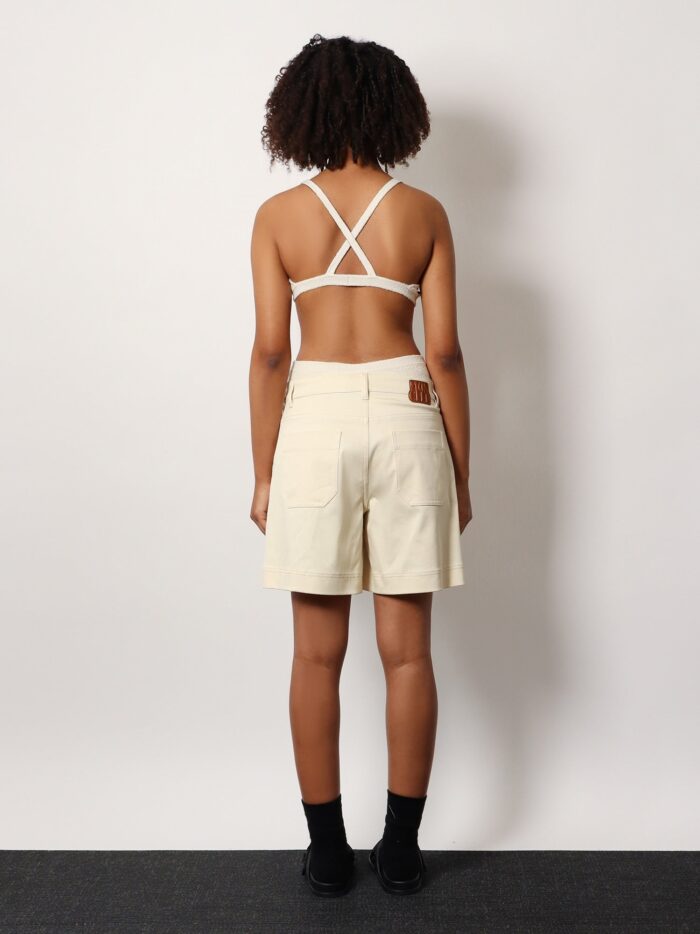 Moncler Top And Culotte Striped  Cotton Blend Set