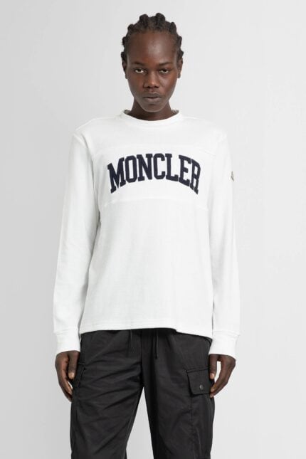 MONCLER Towelling Jersey Logo Long Sleeve T-shirt