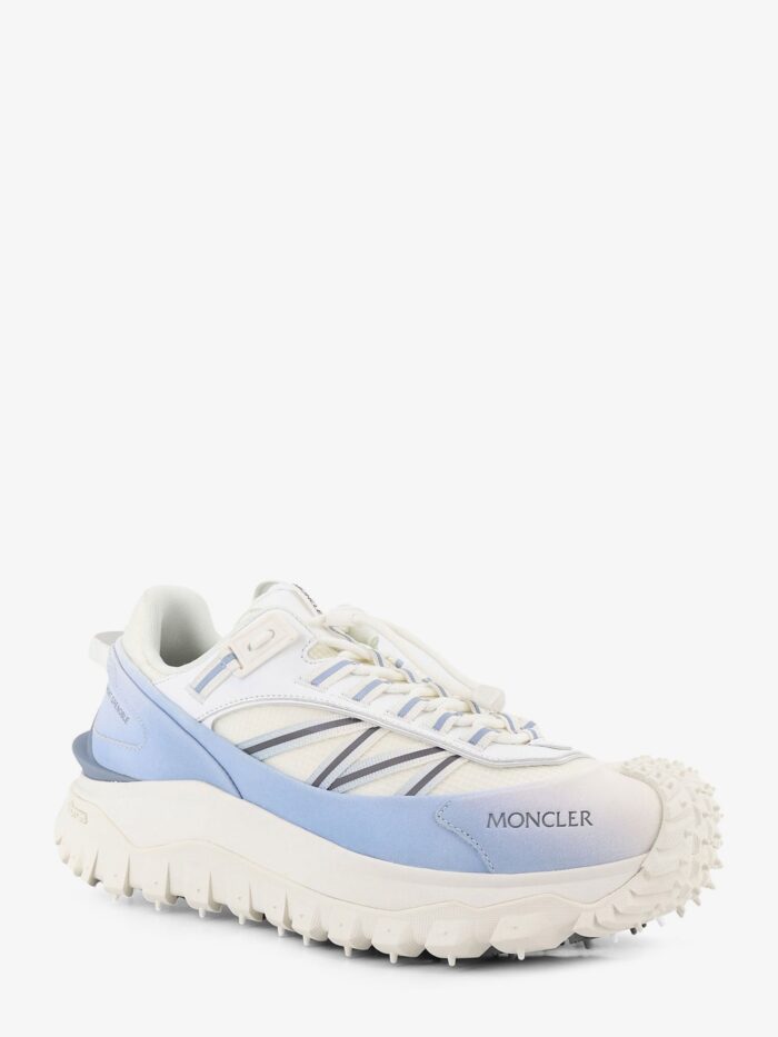 Moncler Trailgrip Sneakers In Technical Fabric And Mesh With Side Lettering Logo