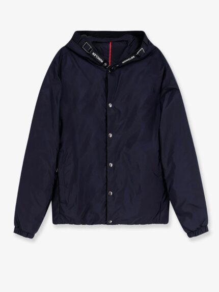 Moncler Trestraou Down Jacket With Grosgrain Profiles
