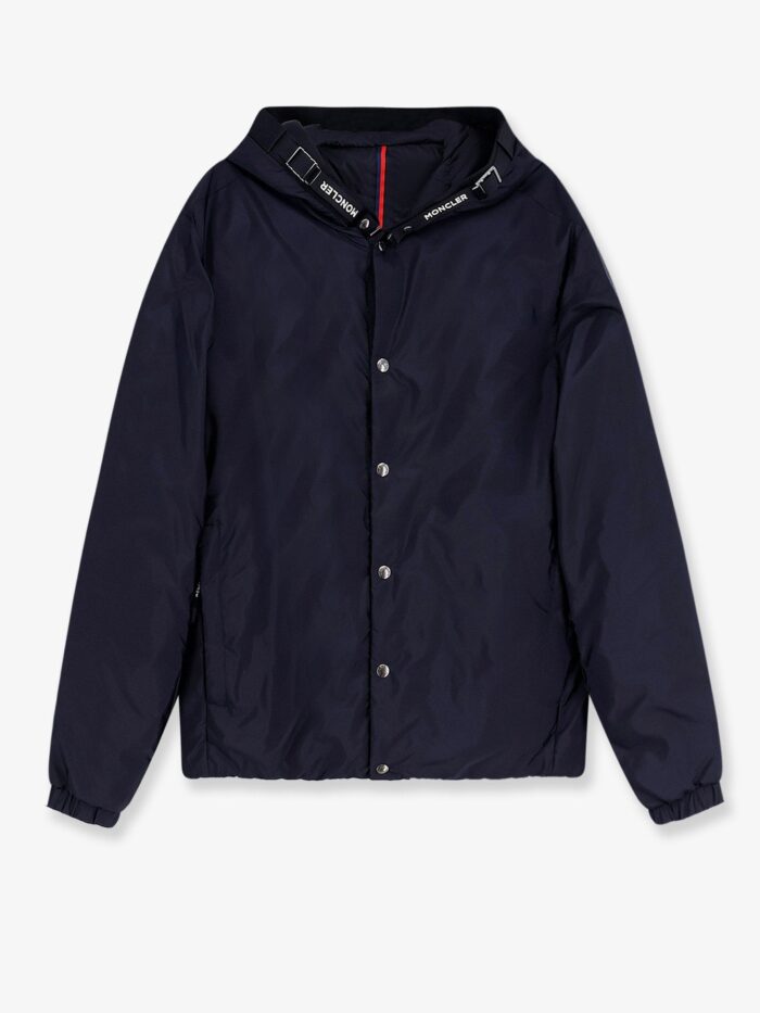 Moncler Trestraou Down Jacket With Grosgrain Profiles
