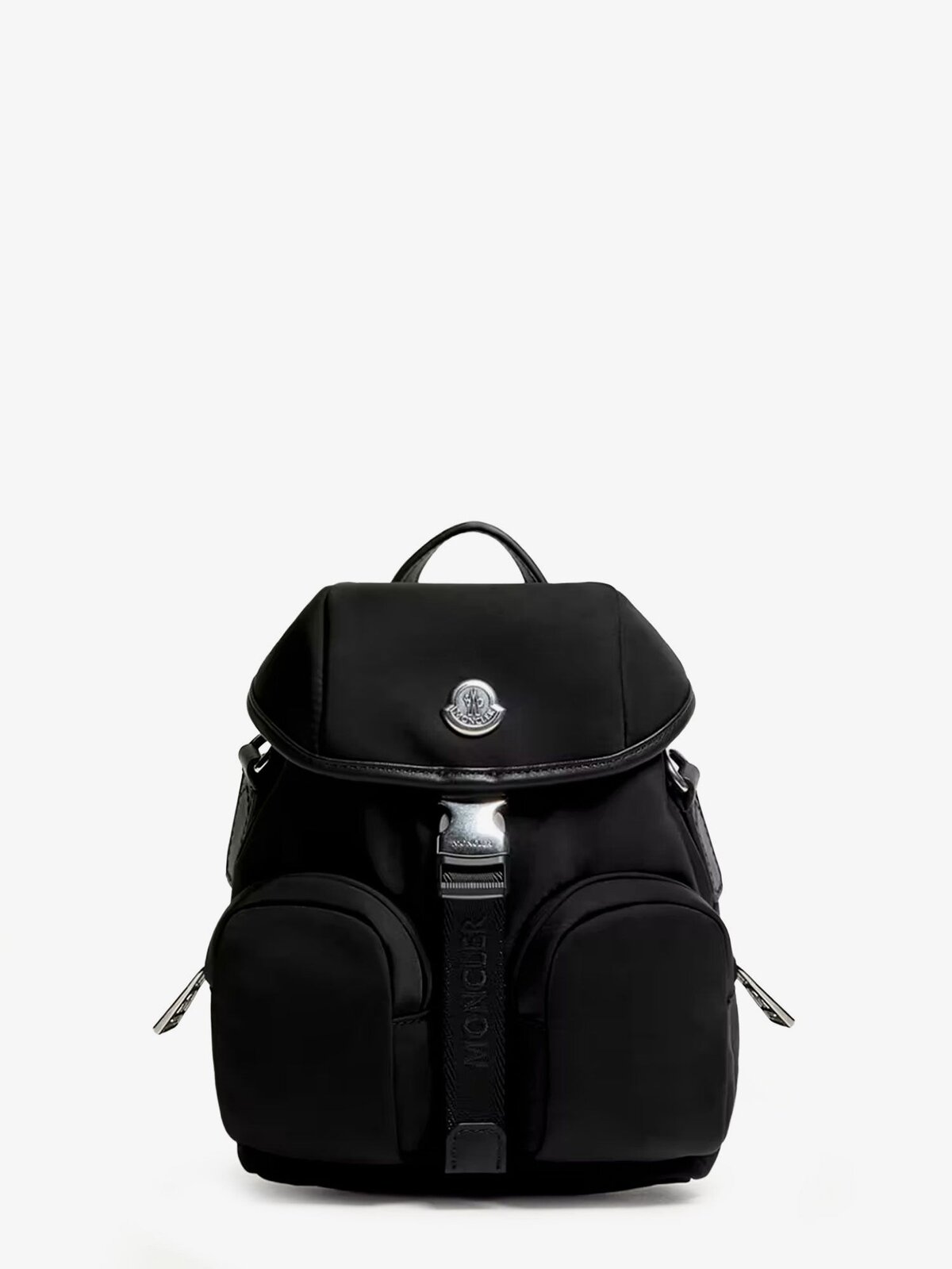 Moncler Trick Nylon Crossbody Bag With Logo Patch On The Front
