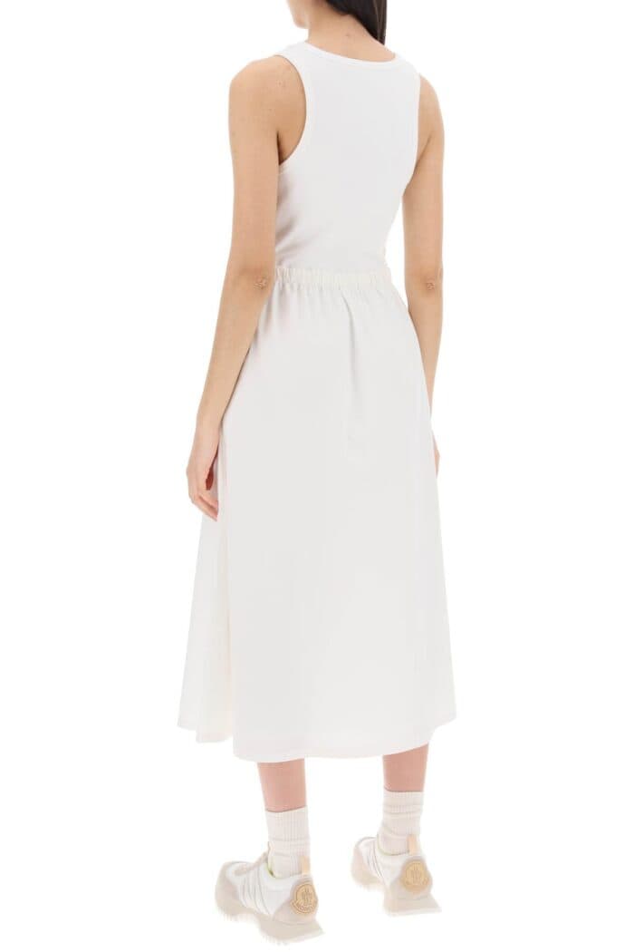 MONCLER Two-tone Midi Dress