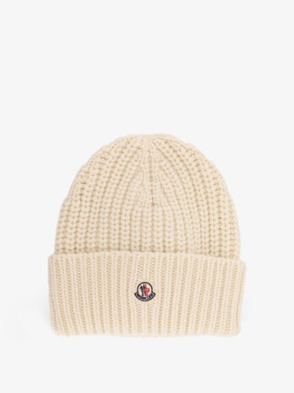 Moncler Wool And Cashmere Beanie Hat