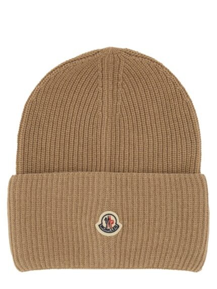 Moncler WOOL CAP WITH LOGO