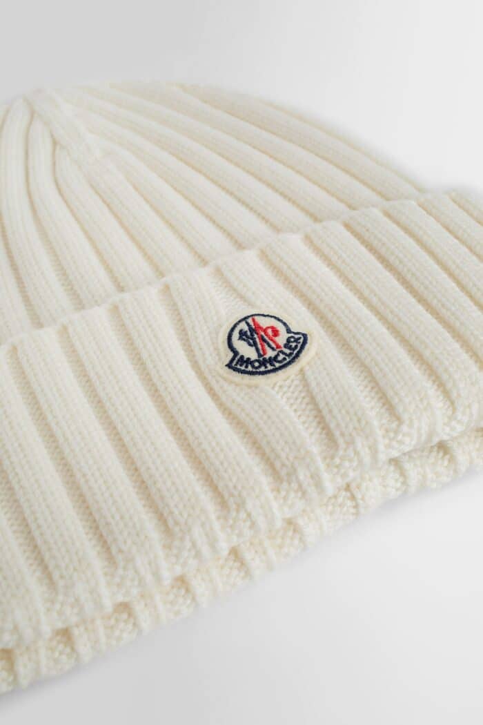 MONCLER Wool Logo Beanie