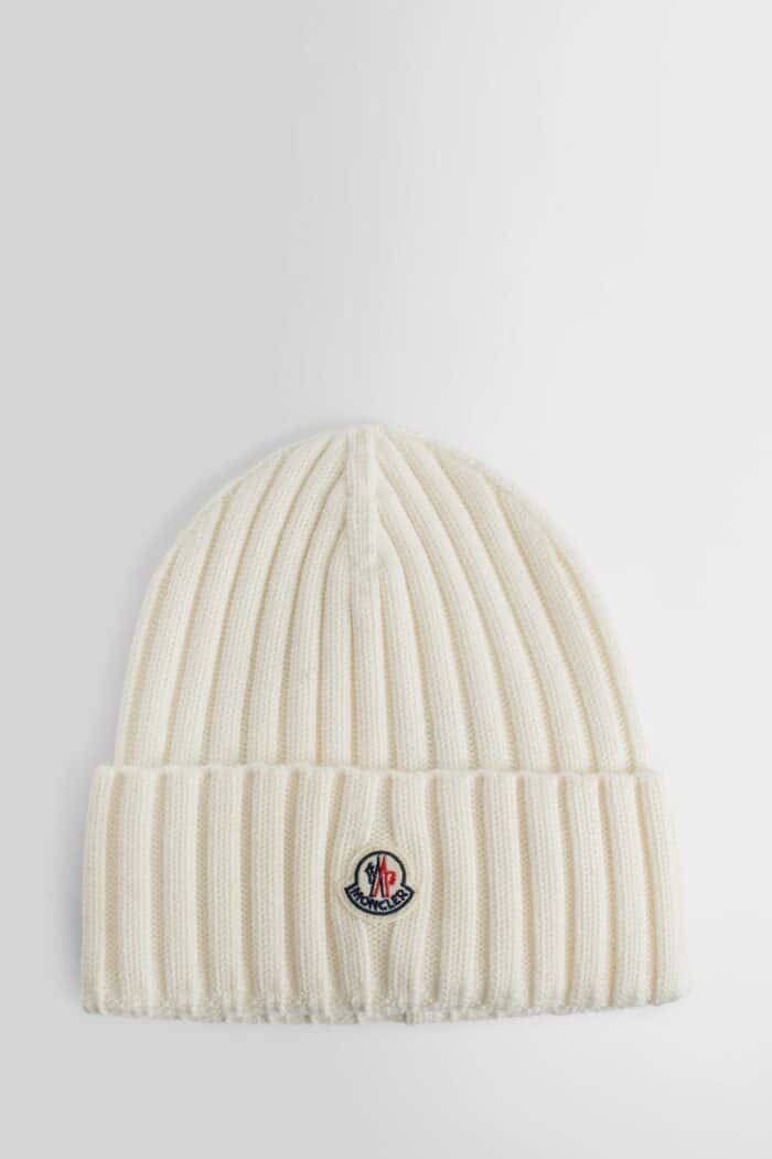 MONCLER Wool Logo Beanie