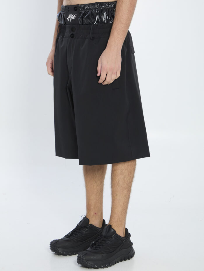 Moncler X Asap Rocky AWGE bermda shorts