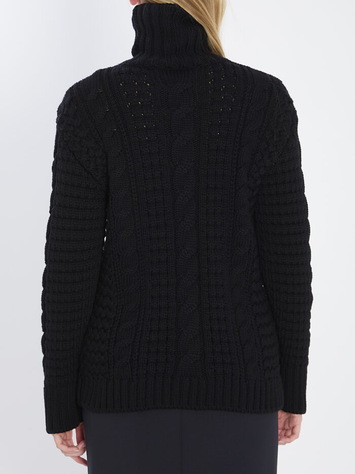 Moncler X Edward Enninful EE72 turtleneck sweater tricot