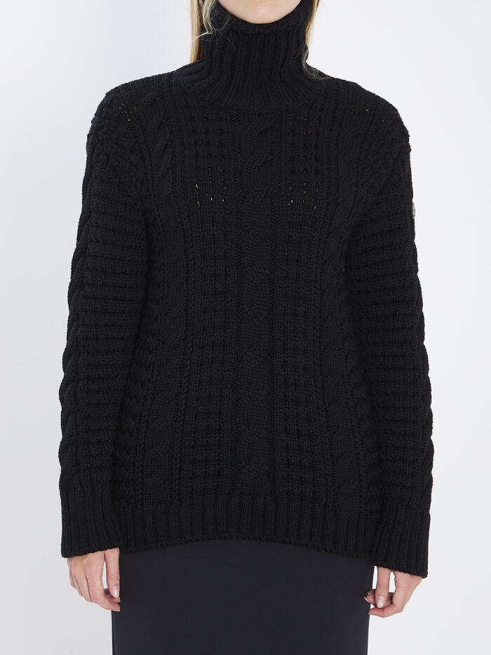 Moncler X Edward Enninful EE72 turtleneck sweater tricot