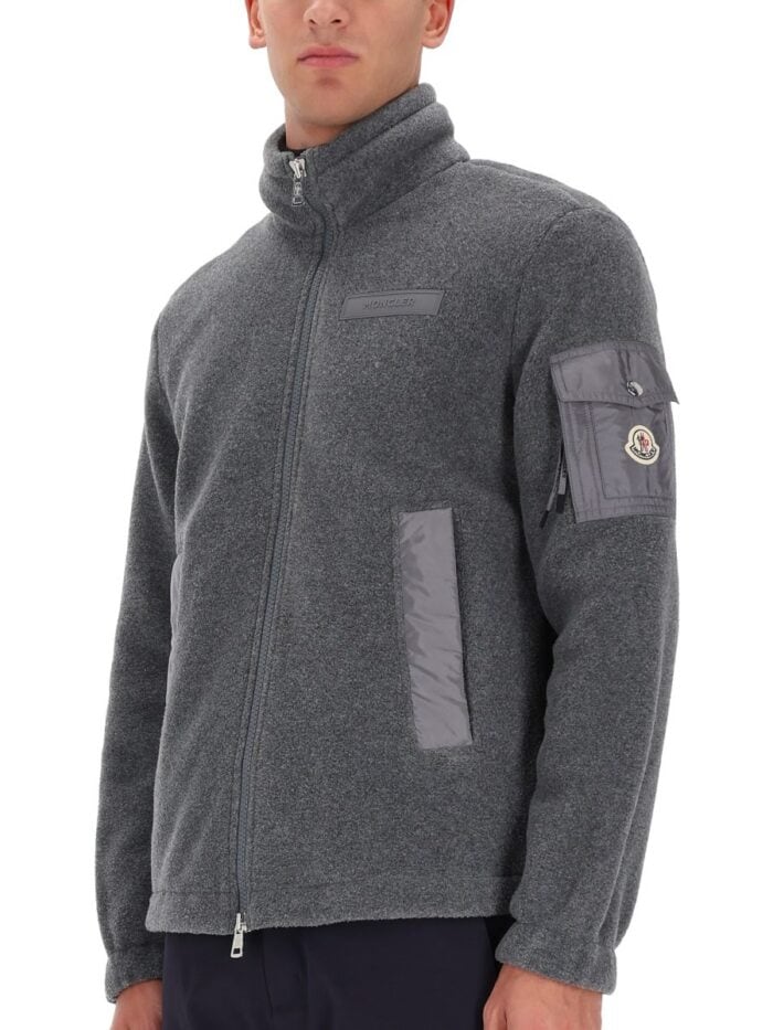 moncler zippered cardigan Moncler ZIPPERED CARDIGAN