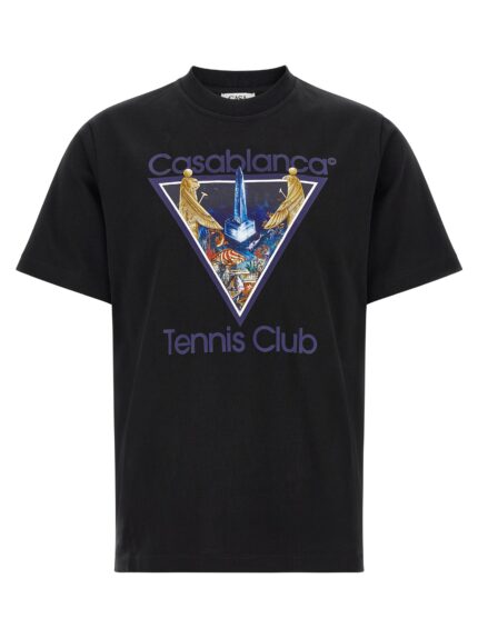 CASABLANCA 'Monde Perdu Tennis Club Icon' Print T-shirt