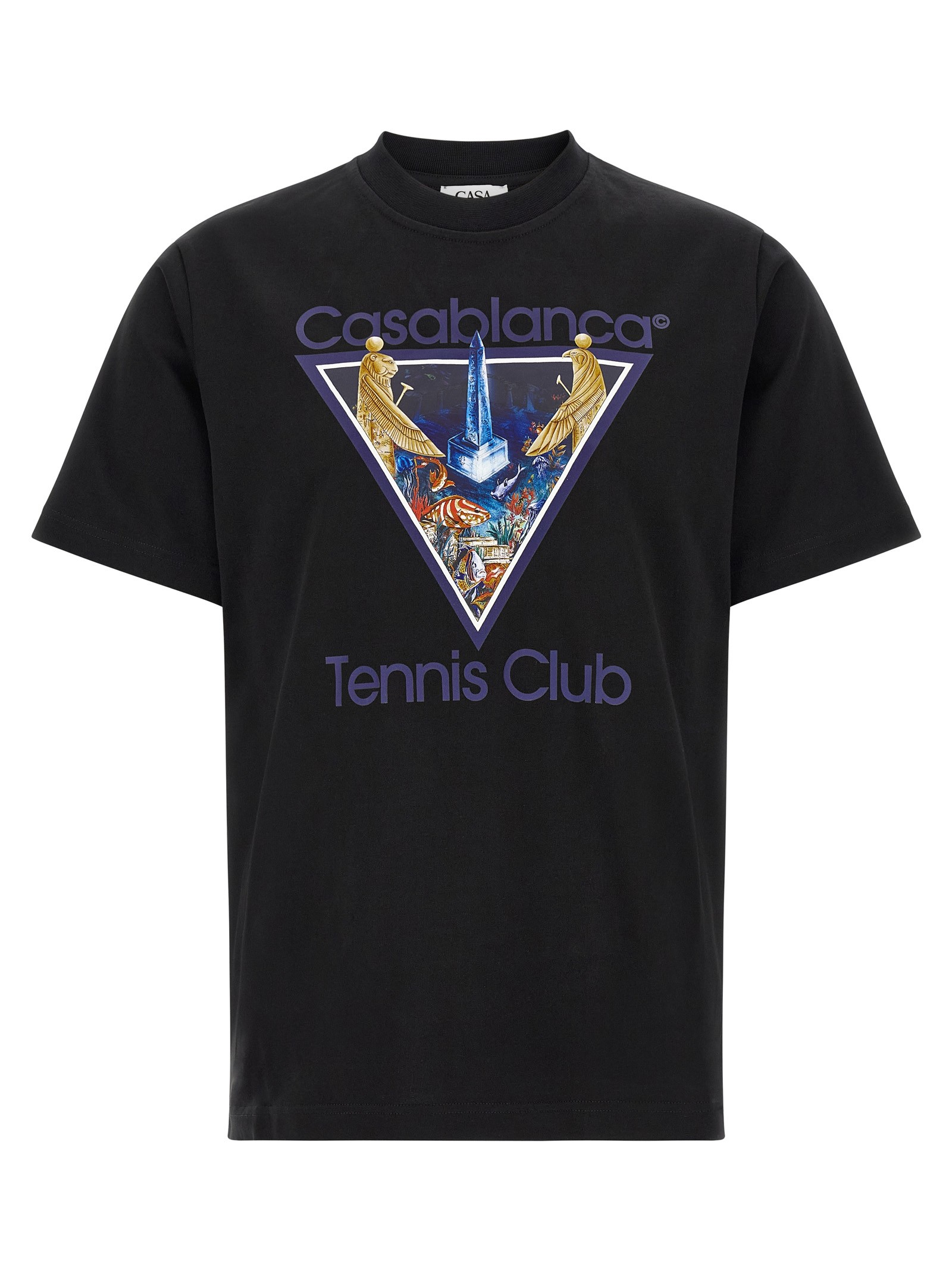 CASABLANCA 'Monde Perdu Tennis Club Icon' Print T-shirt