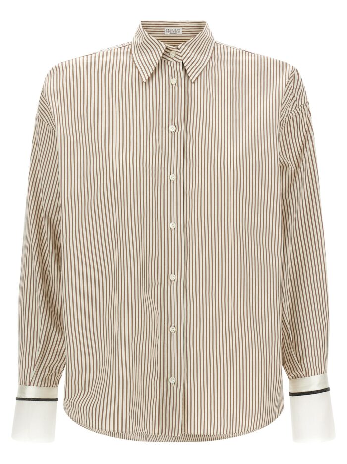 brunello cucinelli 'monile' cuffed shirt Brunello Cucinelli 'Monile' Cuffed Shirt