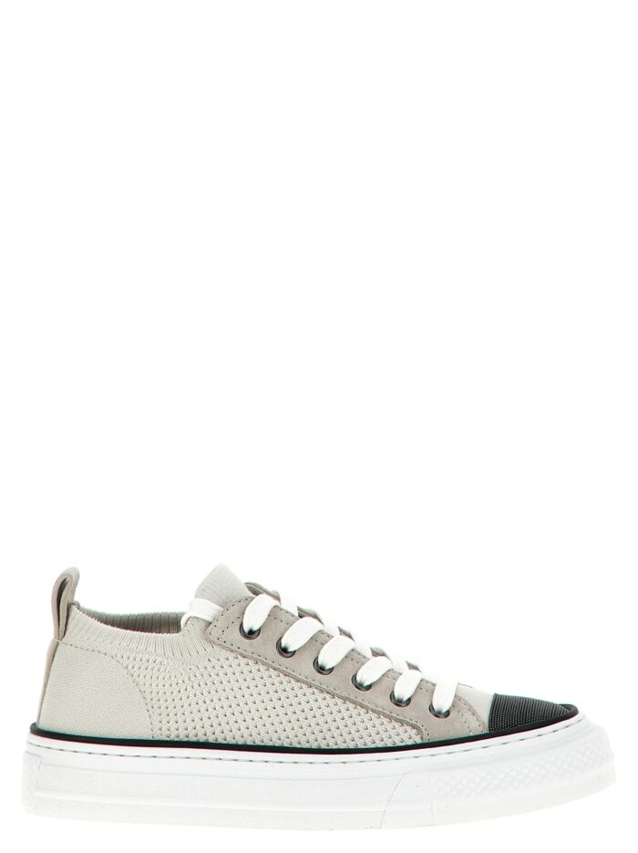 brunello cucinelli monile knit sneakers Brunello Cucinelli Monile Knit Sneakers
