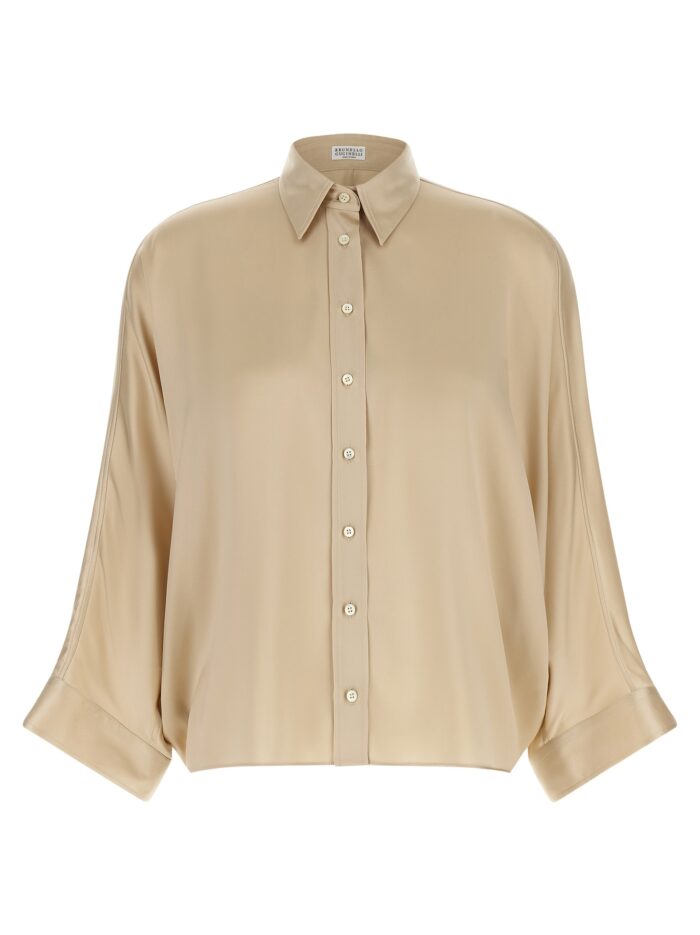 Brunello Cucinelli 'Monile' Satin Shirt