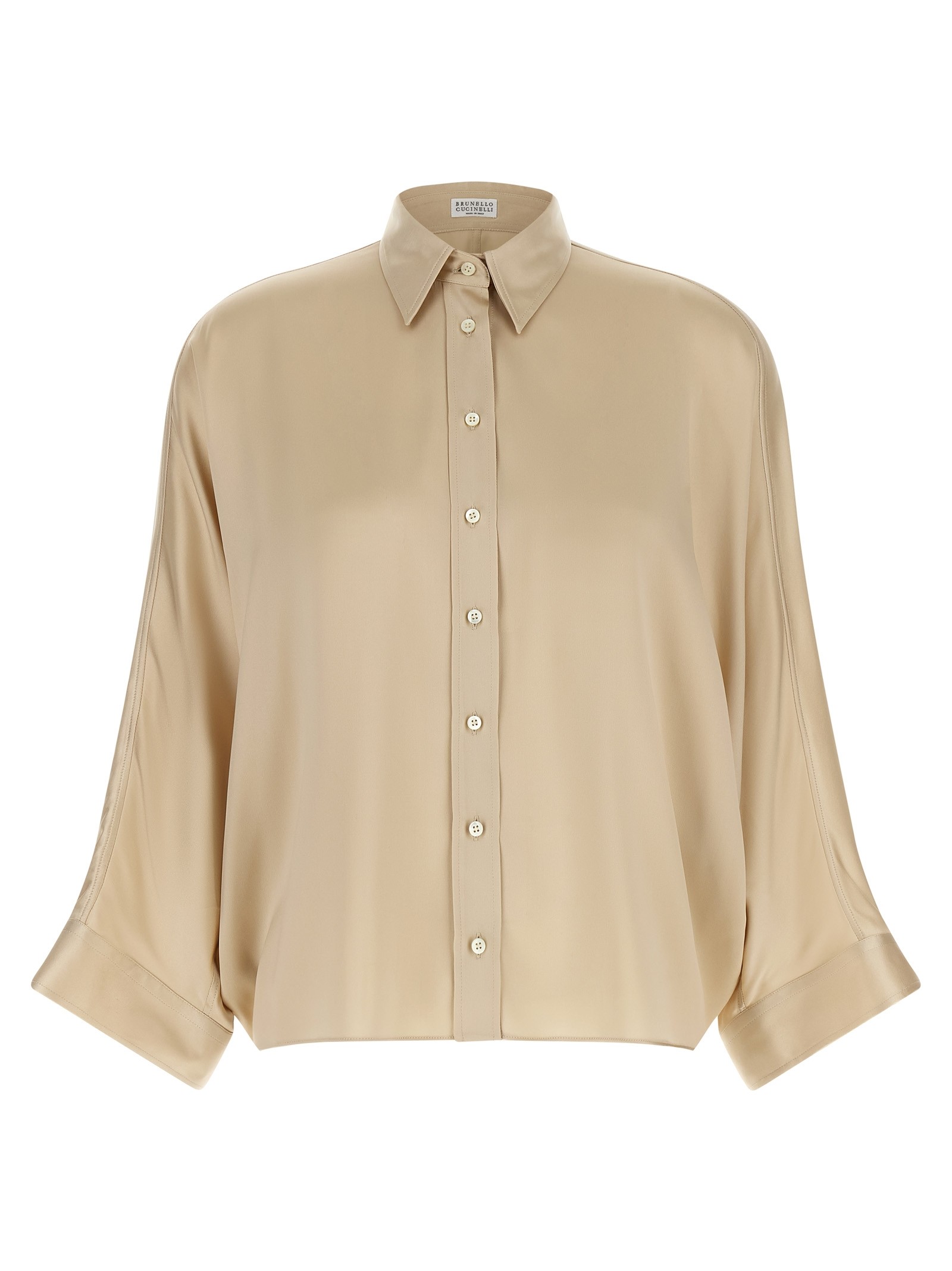 Brunello Cucinelli 'Monile' Satin Shirt