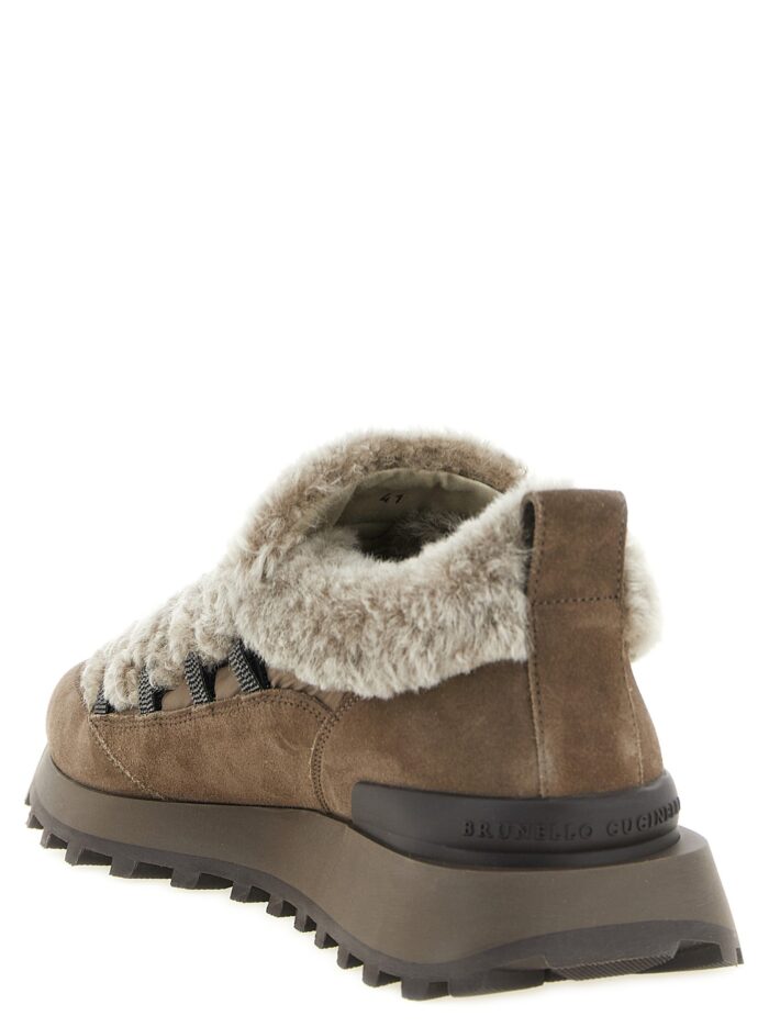 Brunello Cucinelli 'Monile' Shearling Sneakers