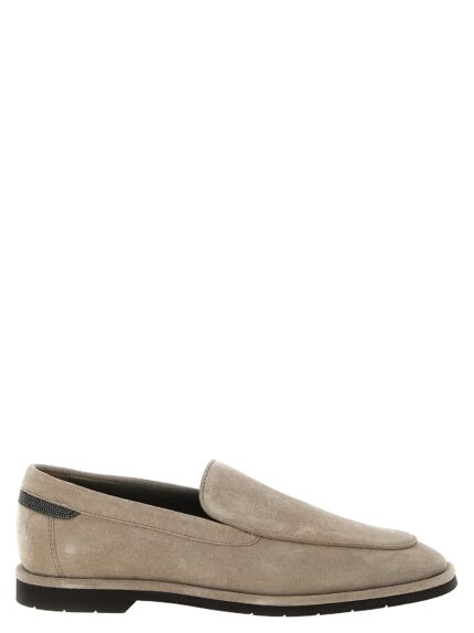Brunello Cucinelli 'Monile' Suede Loafers