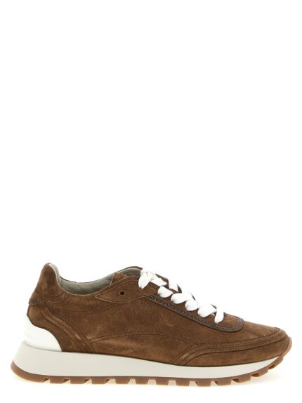 Brunello Cucinelli 'Monile' Suede Sneakers