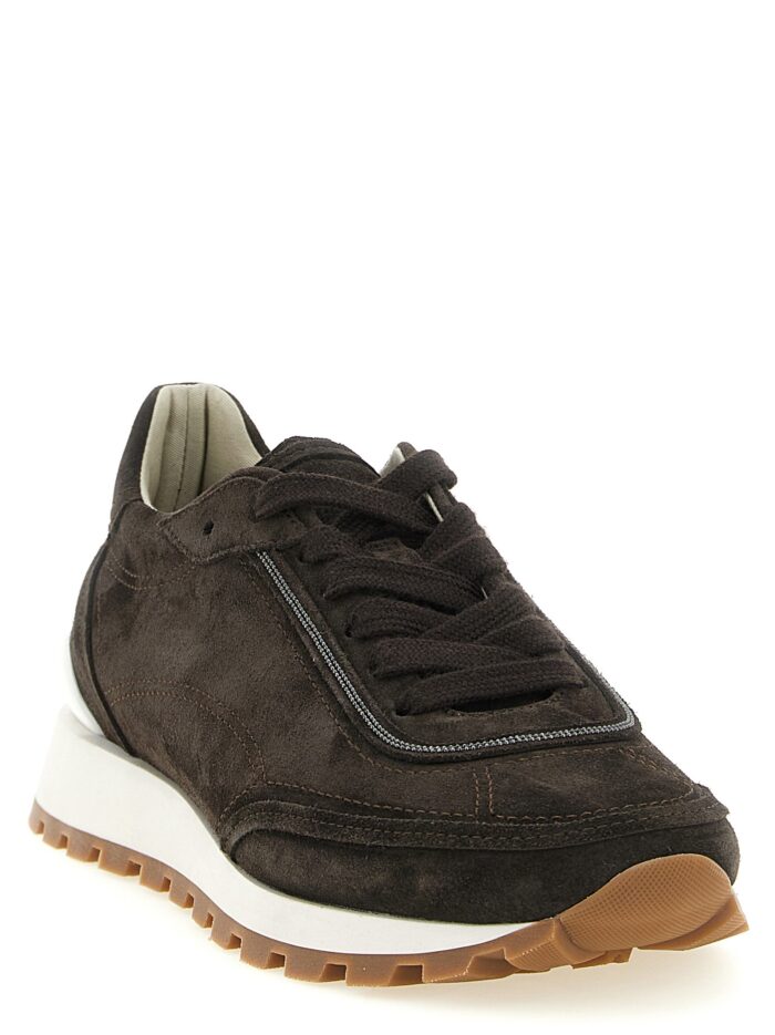 Brunello Cucinelli 'Monile' Suede Sneakers